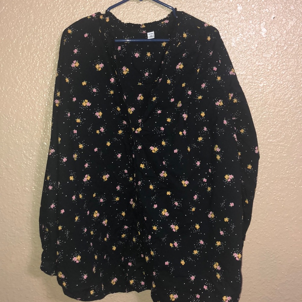 Old Navy - Flower Pattern Blouse - 3X